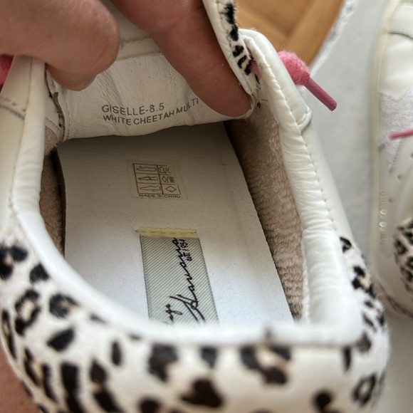 Vintage Havana Women’s Giselle Cheetah Size 37 US 7 Slip On Sneakers Leather - Picture 14 of 16